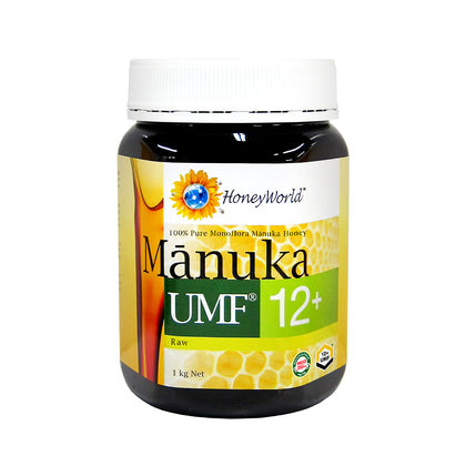 HoneyWorld Raw Manuka Honey UMF12+ 1kg