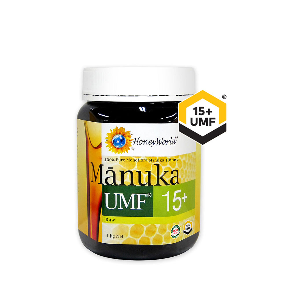 HoneyWorld Raw Manuka UMF 15+ 1 kg