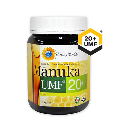 HoneyWorld Raw Manuka UMF20+ 1kg