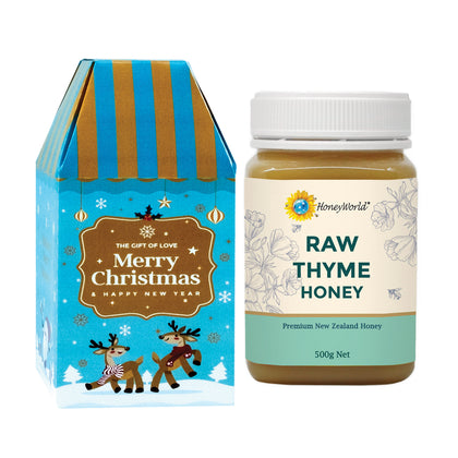HoneyWorld Raw Thyme Honey 500g (With Gift Box)