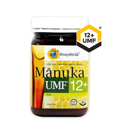 HoneyWorld® Raw Manuka UMF12+ 500g