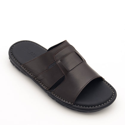 Bruno Co. Leather Sandals - Coffee