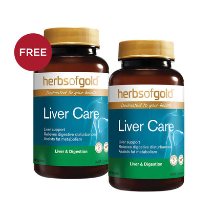Herbs of Gold Liver Care 60 Tablets (Buy 1 Get 1 Free)