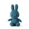 Miffy Sitting Corduroy Aviator Blue 23cm