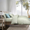 INTERO Lumier Micro Tencel Solid 1500TC Eniz 5.0 Fitted Sheet Set / Bed Set-  Aloe