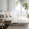 INTERO Lumier Micro Tencel Solid 1500TC Eniz 5.0 Fitted Sheet Set / Bed Set - Ivory