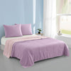 MAISON DE CLAIRE Glacier Cooling Reversible Blanket - Light Purple / Soft Pink