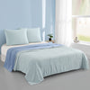 MAISON DE CLAIRE Glacier Cooling Reversible Blanket - Celeste / Valley Blue