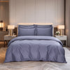 MAISON DE CLAIRE 100% Cotton Dobby Fitted Sheet Set / Bed Set - Steel Blue