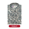 John Langford (Mix & Match Any 2) Wrinkle Resistant Printed Short-Sleeved Shirt - Red / Paisley