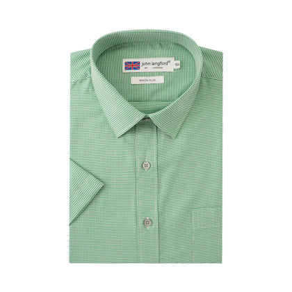 John Langford Short-Sleeved Shirt - Green