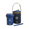 THERMOS 0.8L Lunch Tote with Chopstick & Bag - Navy