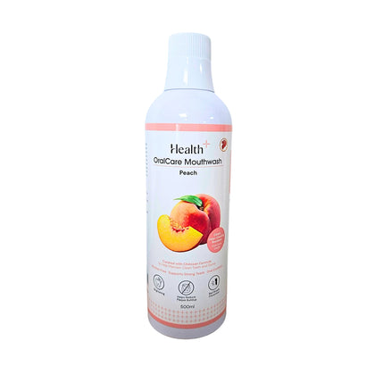 HEALTH+ 500ml OralCare Mouthwash - Peach