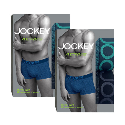 [Bundle of 2] JOCKEY ACTIVE Trunks (2-pc Pack) - Assorted