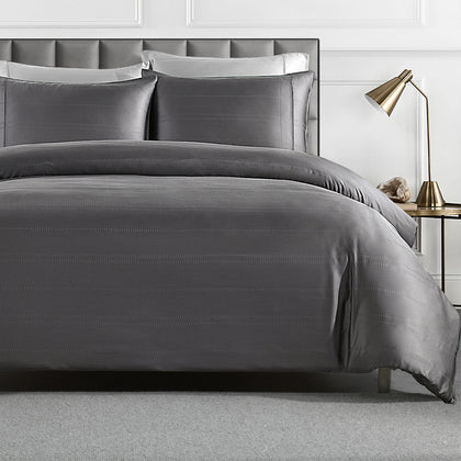 Jean Perry Tencel Murray Dobby Sateen Collection - Frost Grey