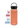 Kukeri 1000ml Thermal Insulated Bottle - Coral