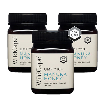 WildCape Manuka Honey UMF 10+ 1kg - Bundle of 3