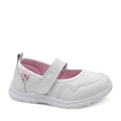 Hello Kitty Children School Shoes - White