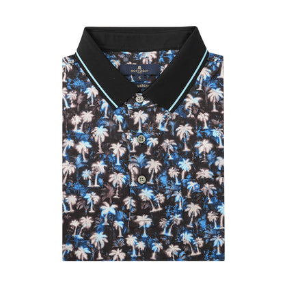 Montagut Double Mercerized Polo Shirt - Blue