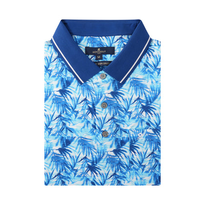 Montagut Short-Sleeved Polo - Blue