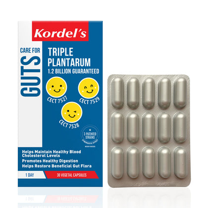 Kordel's Triple Plantarum  1.2 Billion Guaranteed (30 Capsules)