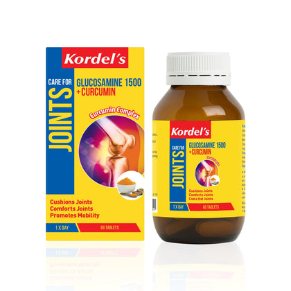 Kordel's Glucosamine 1500 + Curcumin (60 Tablets)