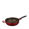 Thermos® KFJ-series 30cm Deep Non-Stick Frying Pans With Support Handle and Double Pouring Mouths (KFJ-030W)