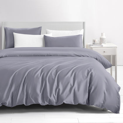 KINGSFORD Unity 100% Sateen 2000TC Bed Set - Purple