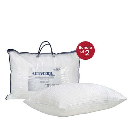 [Bundle of 2] KINGKOIL ACTIVCOOL Pillow 1400G