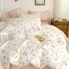 KINGSFORD Aura 100% Cotton Sateen Fitted Sheet Set - Pink Flora