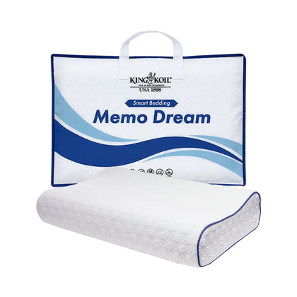 [Bundle of 2] KINGKOIL Smart Bedding Memo Dream Contour Pillow