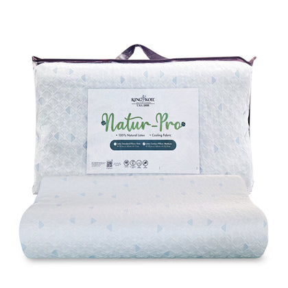 KING KOIL Natur-Pro Contour Latex Pillow