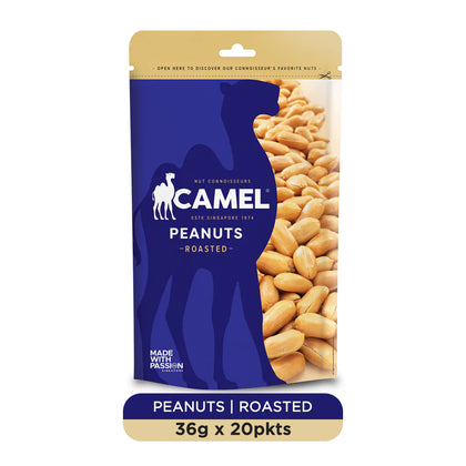 Camel Party Pack 36g x 20pkts - Roasted Peanuts