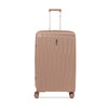 LASELLE FLEXLITE 28" 100% Polypropylene Double-Wheel Expandable Hard Case Spinner with Anti-Theft Zipper & TSA Lock - Rosewood