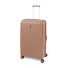 LASELLE FLEXLITE 28" 100% Polypropylene Double-Wheel Expandable Hard Case Spinner with Anti-Theft Zipper & TSA Lock - Rosewood