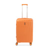 LASELLE FLEXLITE 24" 100% Polypropylene Double-Wheel Expandable Hard Case Spinner with Anti-Theft Zipper & TSA Lock - Tangerine