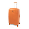 LASELLE FLEXLITE 24" 100% Polypropylene Double-Wheel Expandable Hard Case Spinner with Anti-Theft Zipper & TSA Lock - Tangerine