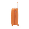 LASELLE FLEXLITE 24" 100% Polypropylene Double-Wheel Expandable Hard Case Spinner with Anti-Theft Zipper & TSA Lock - Tangerine