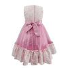 Rodolia Brocade and Tulle Party Dress with matching Bolero Jacket and Sling Bag - Rose Pink (L9289-30)