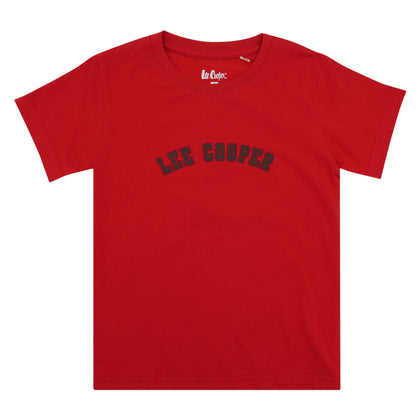 Lee Cooper Cotton Knit Tee - Red