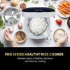 La gourmet 1.2L Pro Healthy Rice Cooker + FREE 850ml Flame Thermal Lunch Box