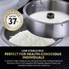 La gourmet 1.2L Pro Healthy Rice Cooker + FREE 850ml Flame Thermal Lunch Box