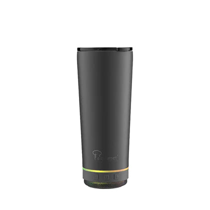 La gourmet 600ml Hydrotune Thermal Mug with Bluetooth Speaker - Grey