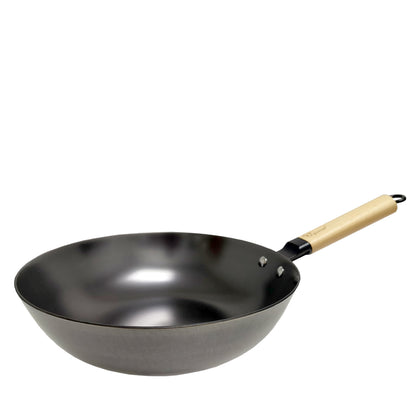 La gourmet 24cm Nitrigan Cast-Iron Wok