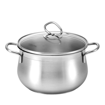 [ONLINE EXCLUSIVE] La gourmet 20cm Classic S/S Casserole with Glass Lid (LGOL014627)