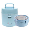 La gourmet 2.5L Thermal Cooker & 1L Stainless Steel Round Lunch Box