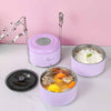 [ONLINE EXCLUSIVE] La gourmet 2.1L 3 Tier Tin Carrier - Periwinkle (LGPWE409607)