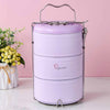 [ONLINE EXCLUSIVE] La gourmet 2.1L 3 Tier Tin Carrier - Periwinkle (LGPWE409607)