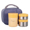 La gourmet Spring Lunch Box Set with Pouch - Orange