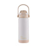 La gourmet 530ml Superwide Wave Terra Dual Cap Thermal Bottle - Ivory Marble